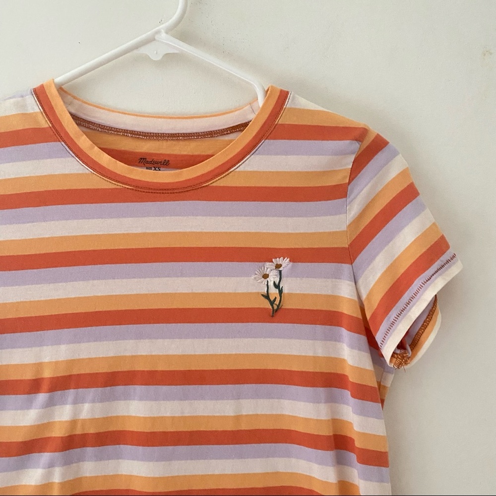 Madewell | Striped Short Sleeve T-Shirt - Picture 6 of 7